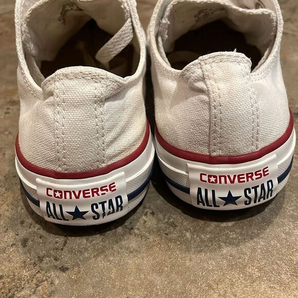 Converse White Chuck Taylor White Ox Low Top Sneakers Unisex M4 W6 EU 36.5 M7652 - Picture 7 of 13